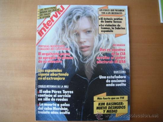 Journals: REVISTA INTERVIU N&ordm; 722. KIM BASINGER. NUEVE DESNUDOS Y MEDIO.