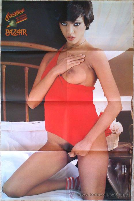 Journals: POSTER ER&Oacute;TICO REVISTA BAZAAR - CRISTINA, UN AROMA DE COROSOL