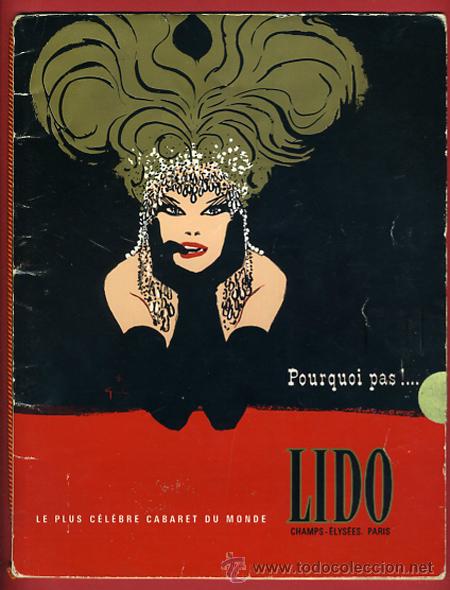 Magazines: REVISTA EROTICA, CATALOGO LIDO , 1966 ,ESPECTACULOS EN PARIS, VARIETES, ORIGINAL