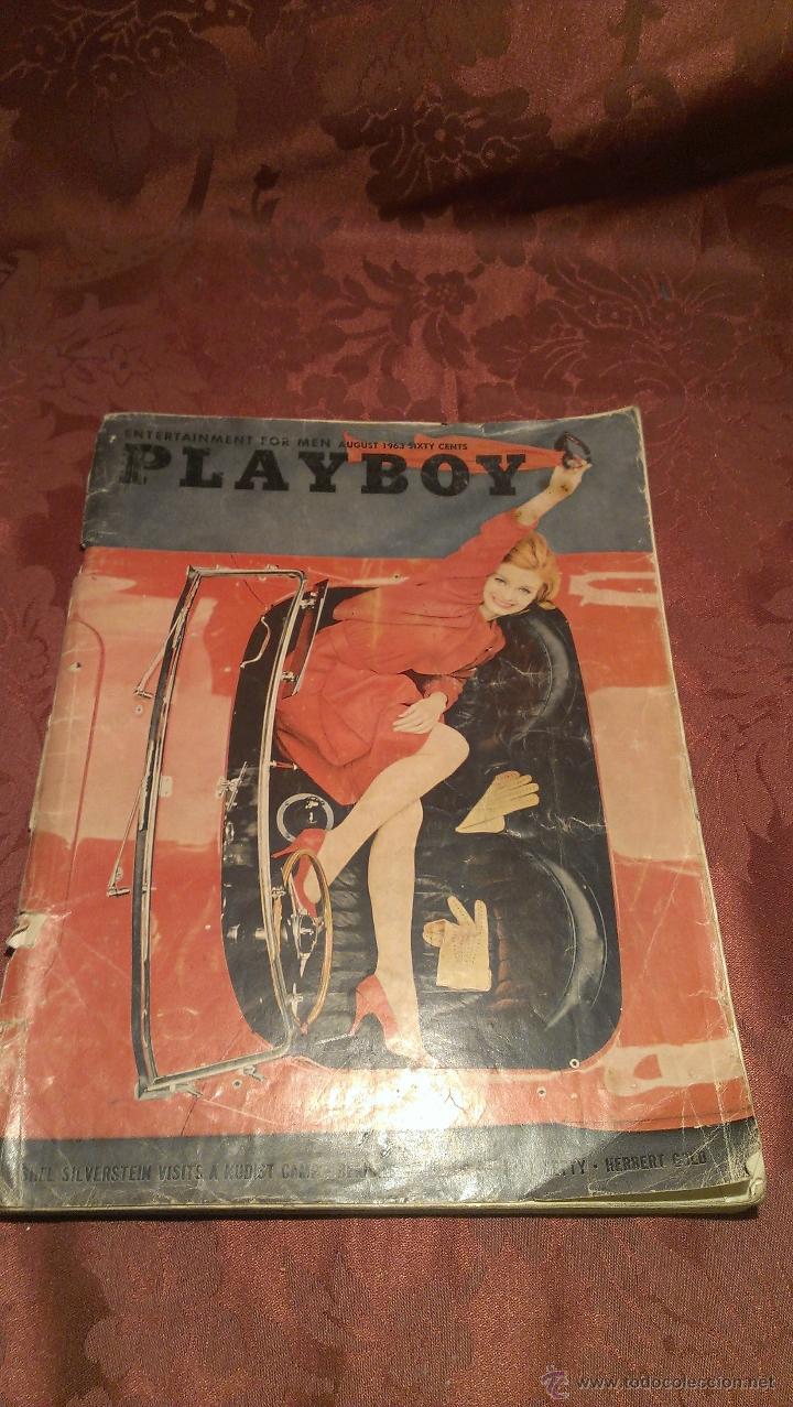 Journals: revista playboy en ingles a&ntilde;o 1963, numero 8