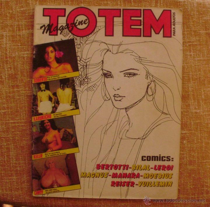 Revistas: Totem Magazine, para adultos, con comics, n&uacute;mero 66, Bertotti, Nueva Frontera, 98 p&aacute;ginas, a&ntilde;o 1977