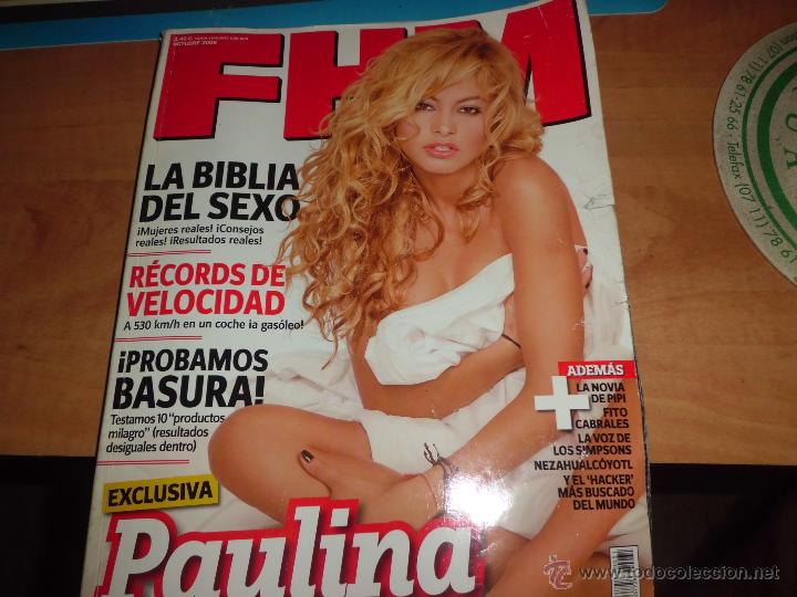 Zeitschriften: fhm  paulina rubio 2006