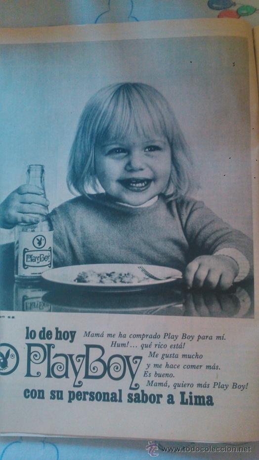 Journals: RECORTE playboy lima refresco anuncio play boy