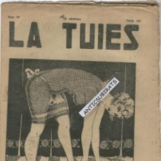 Revistas: REVISTA EROTICA ESPAÑOLA CATALANA AÑO 1926 DIBUJOS EROTICOS REALTOS CHISTES PICANTES LA TUIES. Lote 44341405