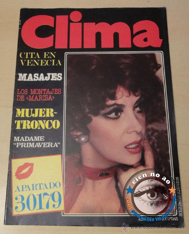 revista erótica clima año 1982 gina lollobr comprar revistas para
