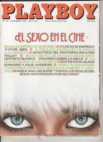 Revistas: REVISTA PLAYBOY ESPA&Ntilde;A N&ordm; 49 A&Ntilde;O 1982. EL SEXO EN EN CINE.