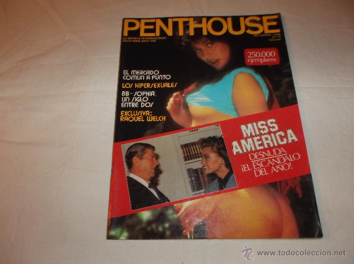 Journals: PENTHOUSE N&ordm; 78: RAQUEL WELCH. MISS AMERICA DESNUDA. CARME ELIAS. EROTISMO Y ESCATOLOGIA EN LOS CANT