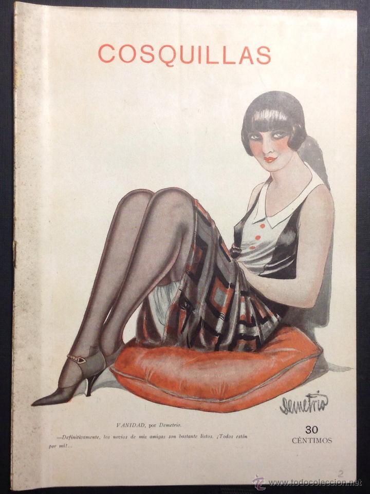 Journals: COSQUILLAS. A&Ntilde;O I, N&Uacute;M. 2. Revista comico satirica. 1926. Er&oacute;tica. 18 p&aacute;g.