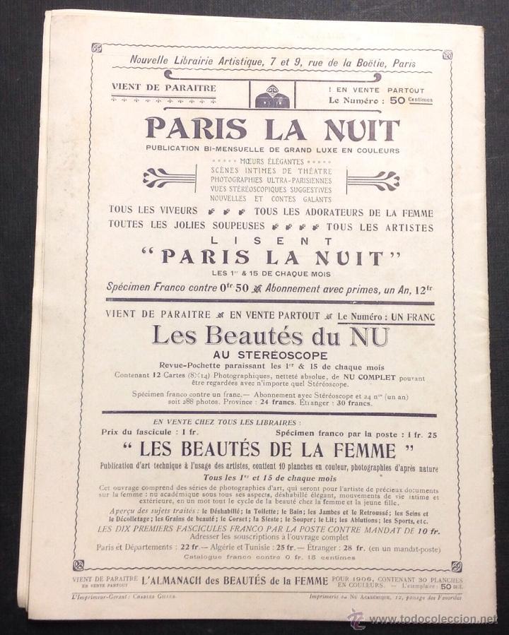 Revista Erótica Le Nu Académique 1906 Nº 19 Comprar Revistas Para Adultos En Todocoleccion 