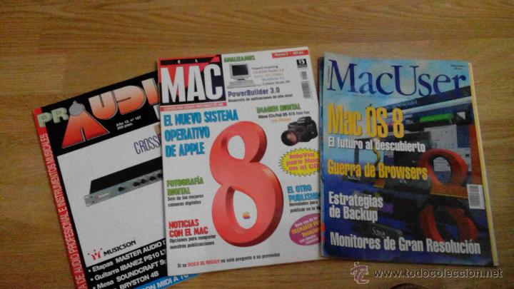 Revistas: Macintosh - el mac - mac user - pro audio - Foto 1