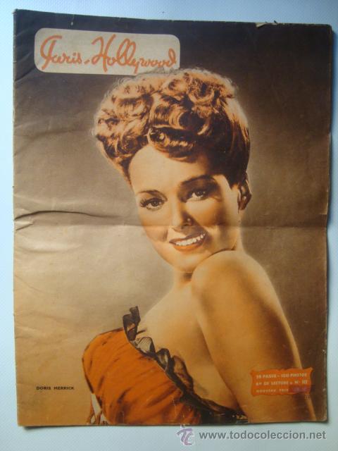 Revistas: REVISTA - PARIS-HOLLYWOOD N&ordm; 10. DORIS MERRICK MARTHA VICKERS RITA HAYWORTH TRAVESTIS (A&Ntilde;OS 40).