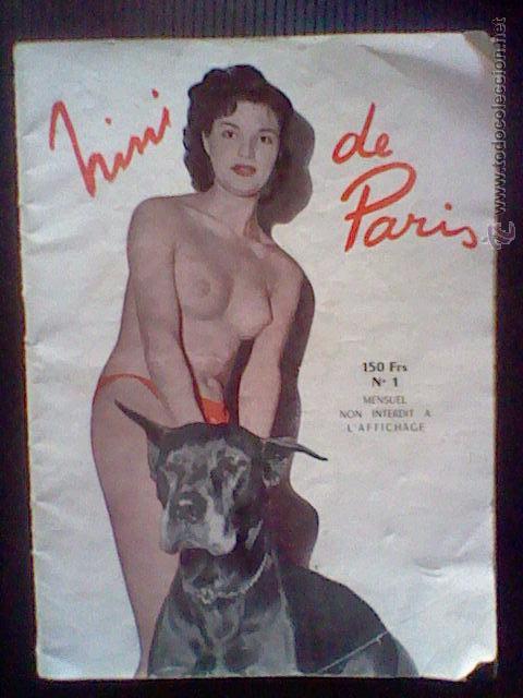 Magazines: revista erotica desnudos mujer chicas n&ordm;1 Gamin Paris 1953 en franc&eacute;s *C24/2