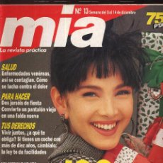 Revistas: REVISTA MIA N 13 DEL 8 AL 14 DICIEMBRE 1986