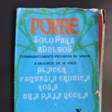 Revistas: REVISTA PORNE - AÑOS 80 - SOLO PARA ADULTOS - PORNO VINTAGE - 60 PAG COLOR. Lote 53722315