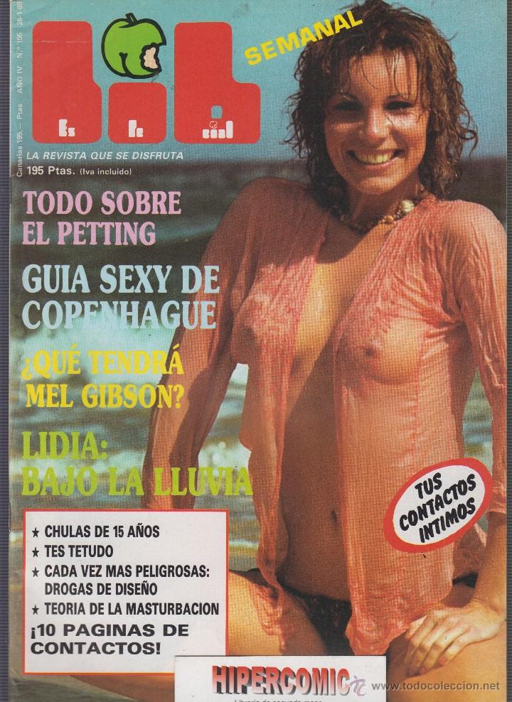 Journals: LIB N&ordm; 105 - JANE RIPP - MEL GIBSON - ALESSIA ORGANDI - (REVISTA EROTICA DE LOS 80 )