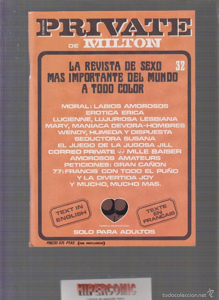 Private Nº 32 Revista Para Adultos Vendido En Venta Directa 116736722 3078