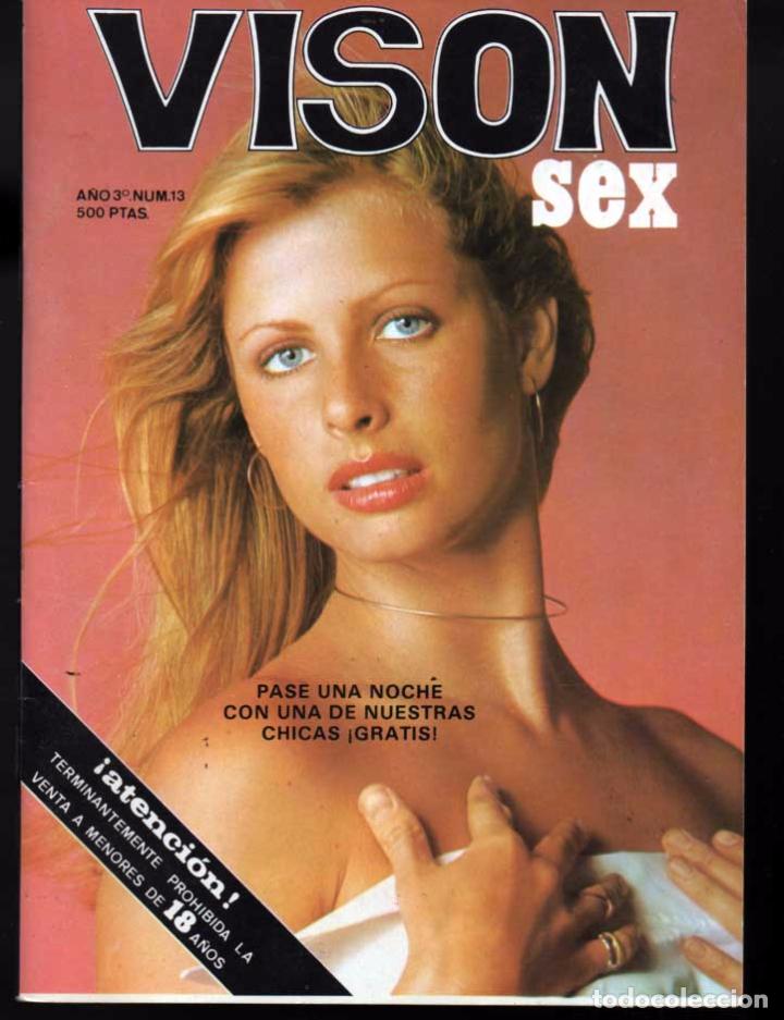 Revistas: VISON SEX N&ordm; 13 SOLO ADULTOS PORN MAGAZINE COLOR 500 PESETAS