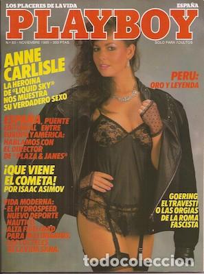 Zeitschriften: PLAYBOY ESPA&Ntilde;A N&ordm; 83, DE 1985, ANNE CARLISLE