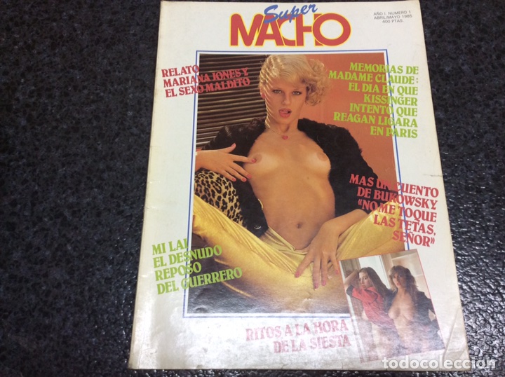 Magazines: SUPER MACHO, ABRIL / MAYO 1985 REVISTA EROTICA DE LOS 80