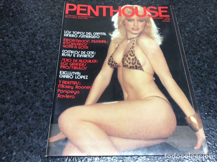 Zeitschriften: PENTHOUSE N&ordm; 80 noviembre 1984 CHARO LOPEZ. MICKEY ROONEY, MARY KNIGHT
