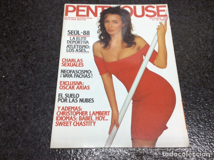 Riviste: PENTHOUSE N&ordm; 126 - SEPTIEMBRE 1988 , LOUISE DAVIES, CHRISTOPHER LAMBERT