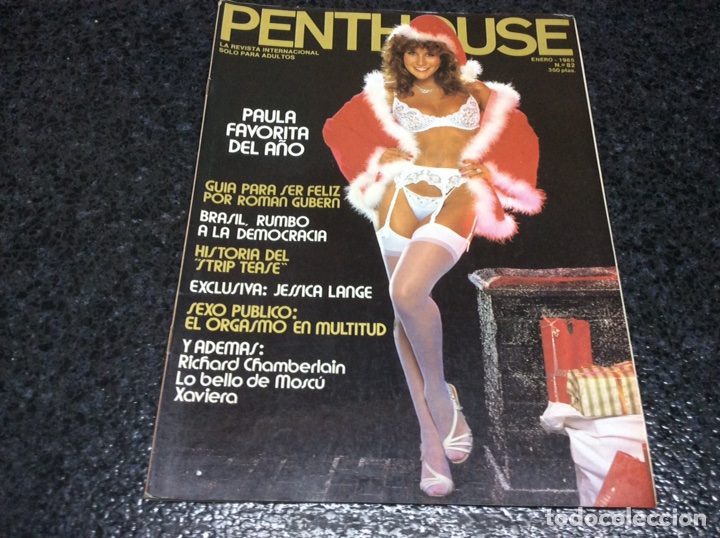 Magazines: PENTHOUSE N&ordm; 82 ENERO 1985 JESSICA LANGE.