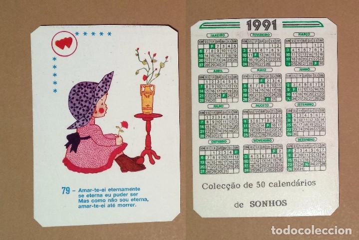 Riviste: CALENDARIO SERIE INFANTIL - EDITADO EN PORTUGAL - 1991 - SONHOS