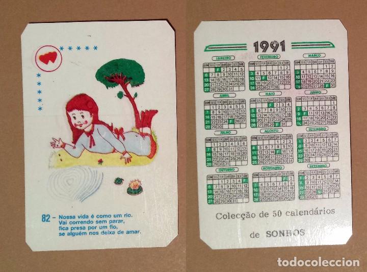 Revistas: CALENDARIO SERIE INFANTIL - EDITADO EN PORTUGAL - 1991 - SONHOS