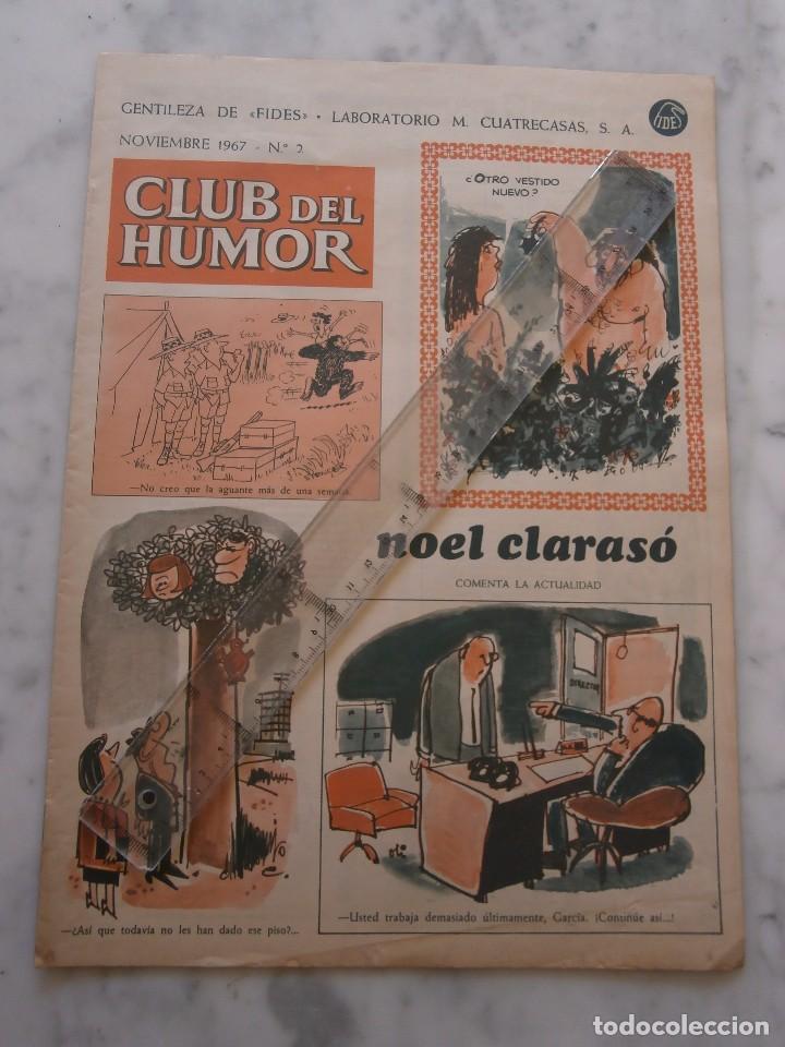 Revistas: revista n&ordm; 2 - club del humor noviembre - 1967 -