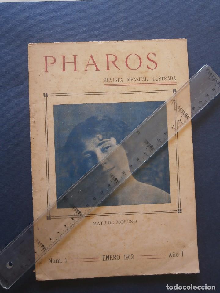 Revistas: revista n&ordm; 1 - pharos revista mensual ilustrada - matilde moreno - enero 1912