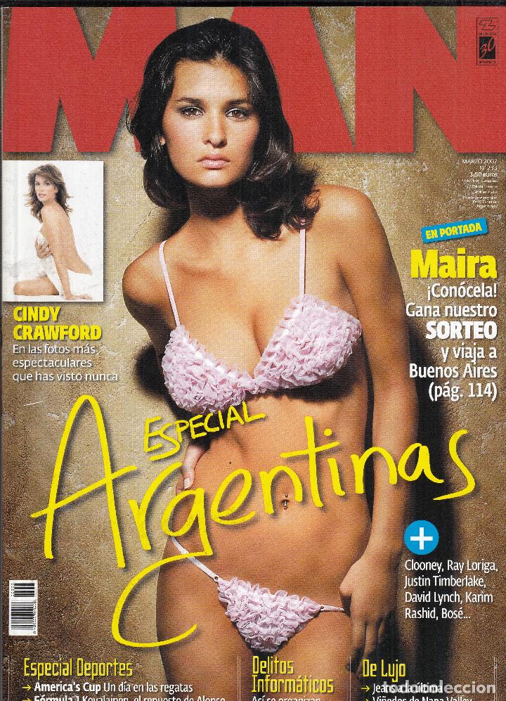 Journals: REVISTA MAN N&ordm; 233 A&Ntilde;O 2007. ESPECIAL ARGENTINA. MAIRA. CINDY CRAWFORD. DELITOS INFORMATICOS.
