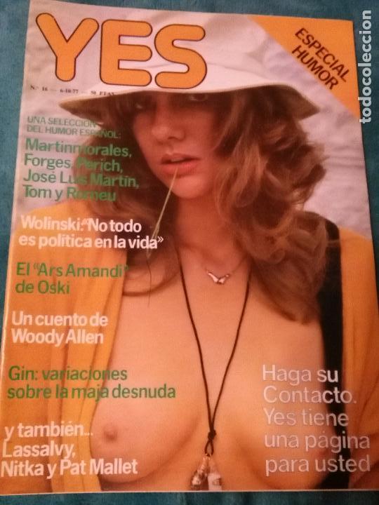 Journals: revista erotica yes - A&Ntilde;O 1977 - forges perich jose luis martin tom y romeu wolinski ars amandi
