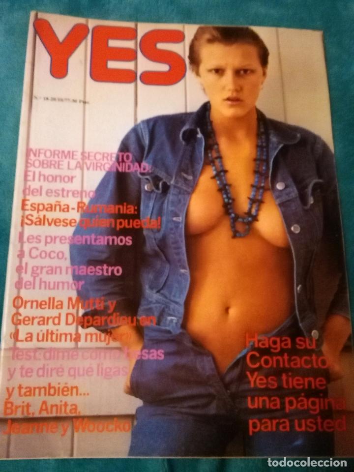 Magazines: revista erotica yes YES - N&ordm; 18 - A&Ntilde;O 1977 - ORNELLA MUTTI Y GERARD DEPARDIEU EN LA ULTIMA MUJER