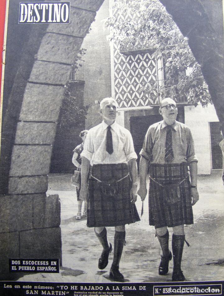 Journals: REVISTA DESTINO N&ordm; 838 - 29 DE AGOSTO DE 1953
