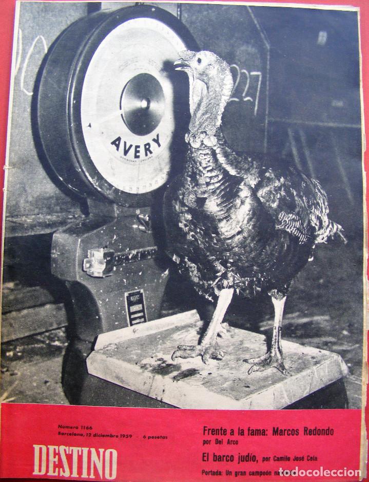 Journals: REVISTA DESTINO, N&ordm; 1166, 12 DICIEMBRE DE 1959