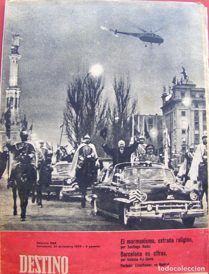 Journals: REVISTA DESTINO N&ordm; 1168 - 26 DICIEMBRE DE 1959