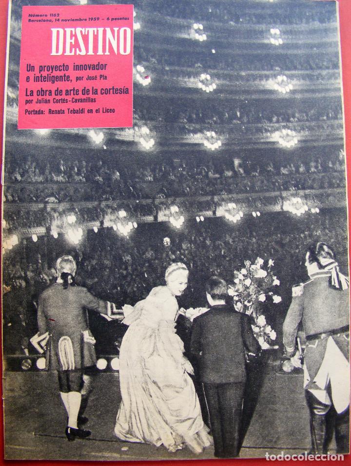 Journals: REVISTA DESTINO N&ordm; 1162  14 NOVIEMBRE DE 1959