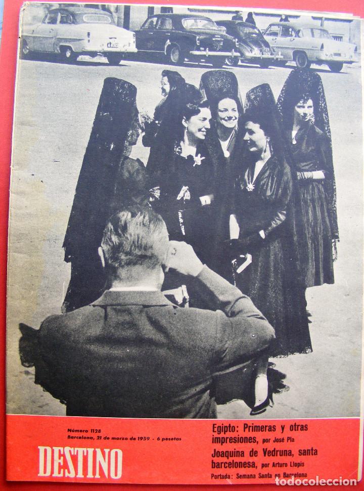 Journals: REVISTA DESTINO N&ordm; 1128 - 21 DE MARZO DE 1959