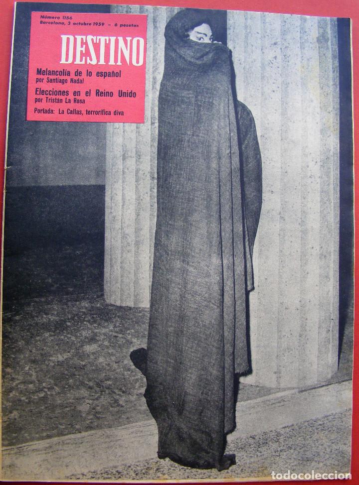 Journals: REVISTA DESTINO N&ordm; 1156 - 3 DE OCTUBRE DE 1959