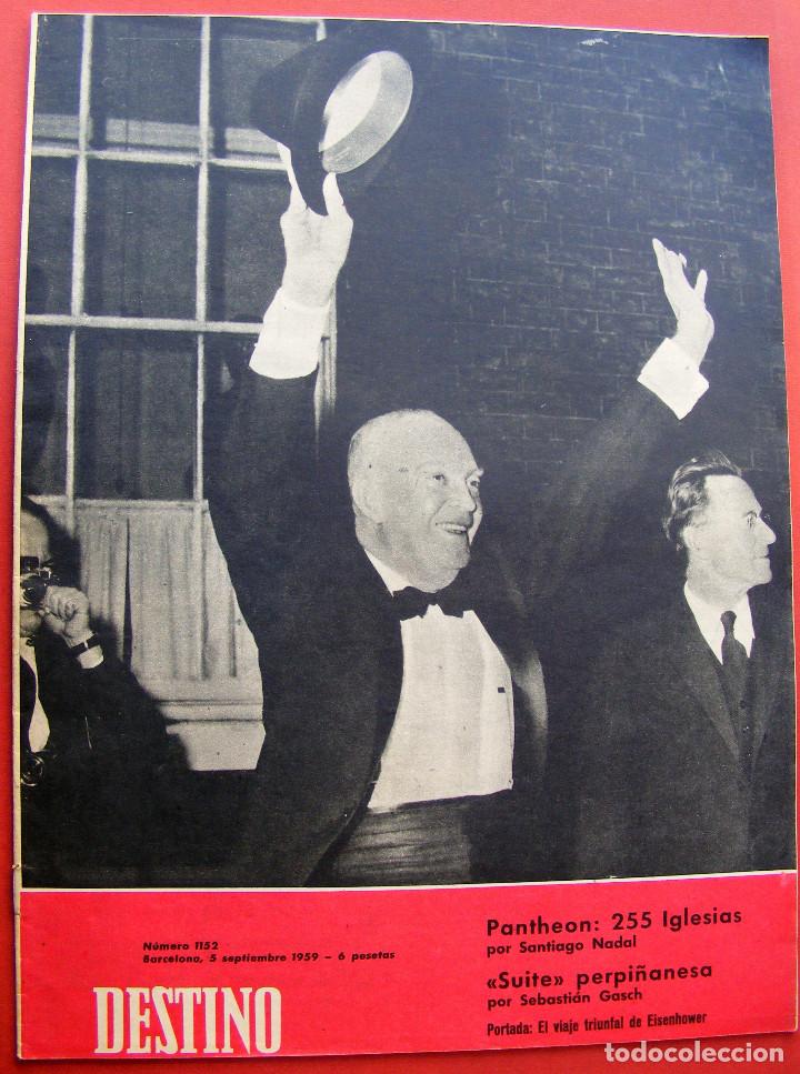 Zeitschriften: REVISTA DESTINO N&ordm; 1152 - 5 DE SETIEMBRE DE 1959
