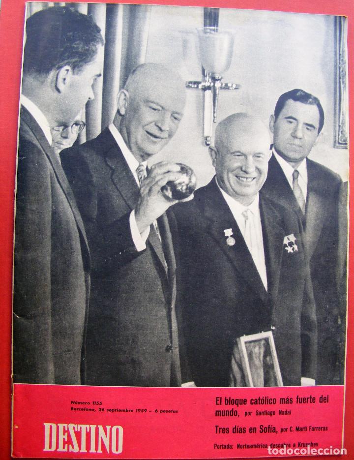 Zeitschriften: REVISTA DESTINO N&ordm; 1155 - 26 DE SETIEMBRE DE 1959