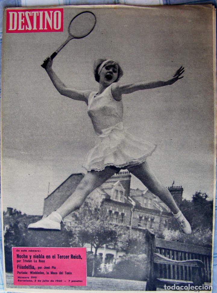 Zeitschriften: REVISTA DESTINO N&ordm; 1195 - 2 DE JULIO DE 1960