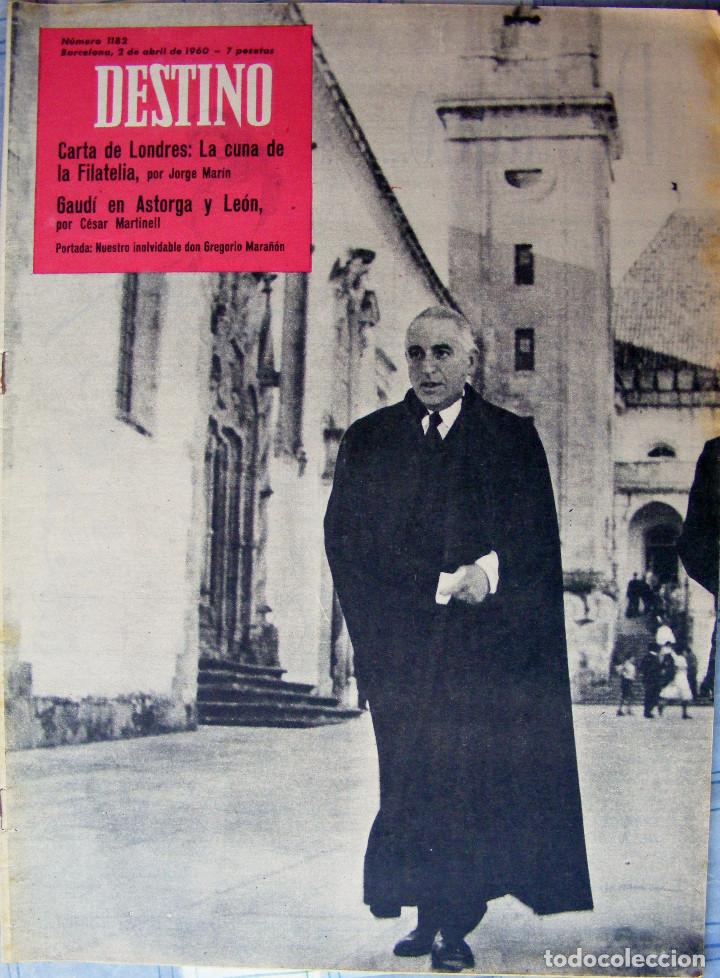 Zeitschriften: REVISTA DESTINO N&ordm; 1182 - 2 DE ABRIL DE 1960