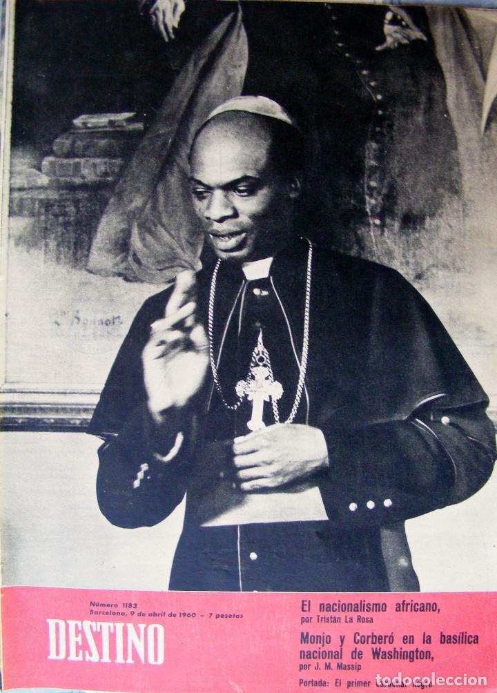 Zeitschriften: REVISTA DESTINO N&ordm; 1183 - 9 ABRIL DE 1960