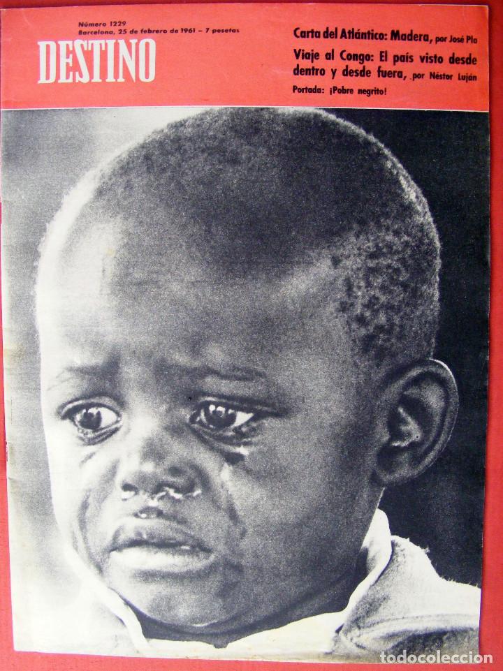 Magazines: REVISTA DESTINO N&ordm; 1229 - 25 FEBRERO DE 1961