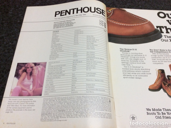 Journals: PENTHOUSE N&ordm; 86 MAY 1985 ANDI LEIGH - EDICION EN INGLES