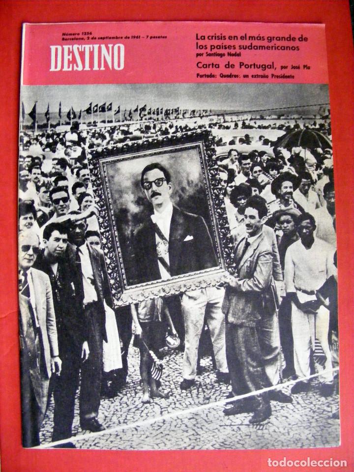 Magazines: REVISTA DESTINO N&ordm; 1256 - 2 DE SETIEMBRE DE 1961