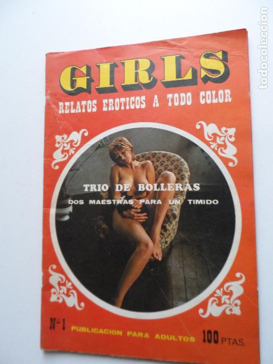 Journals: GIRLS N&ordm; 1 , REVISTA PORNO EROTICA SOLO PARA ADULTOS A&Ntilde;O 1978