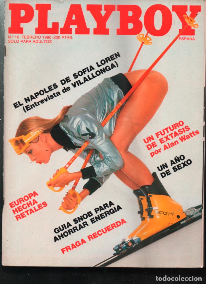 Journals: PLAYBOY N&ordm; 16 SOFIA LOREN  ANNY PAPA SYLVIE GARANT 1980