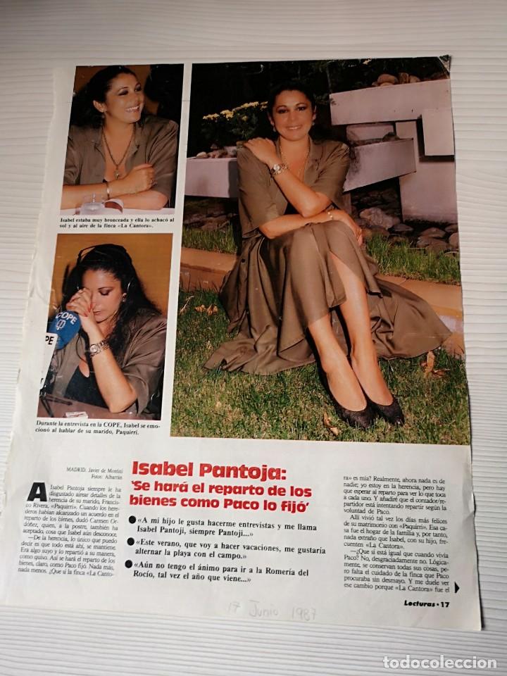 Revistas: ISABEL PANTOJA (RECORTE DE PRENSA)
